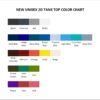 tank top color chart - Jett Lawrence Store