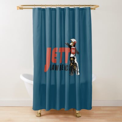 Jett Lawrence Jl18 Shower Curtain Official Jett Lawrence Merch