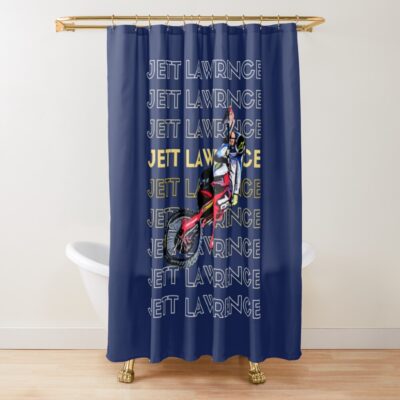 Jett Lawrence  X Shower Curtain Official Jett Lawrence Merch