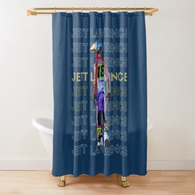 Jett Lawrence  S  S Shower Curtain Official Jett Lawrence Merch